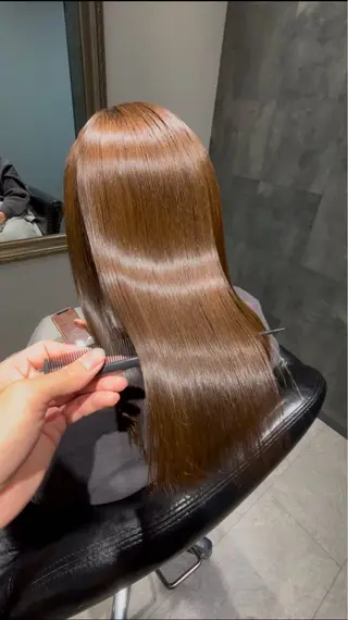 セミロング 髪質改善✨ /冨永隆誠のヘアスタイル