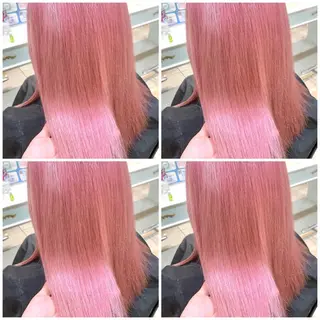 セミロング カラー ハイトーン/ブリーチ 山崎　悠次のヘアスタイル