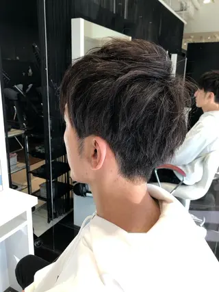 メンズ ショート/白髪ぼかし 君和田若菜のヘアスタイル