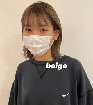 ミディアム カラー パーマ ヘアアレンジ ネイル マツエク・マツパ Miku /ブリーチ/ボブのヘアスタイル