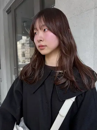 セミロング sliver マツイ　レンのヘアスタイル