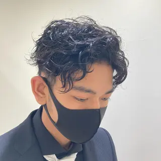 ショート パーマ メンズ HIROGINZA川崎店所属・メンズ専門💈中島 太一💈のヘアスタイル