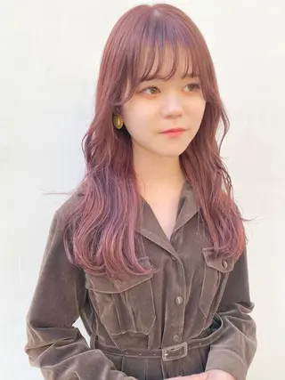 ロング 梅津 光帆のヘアスタイル