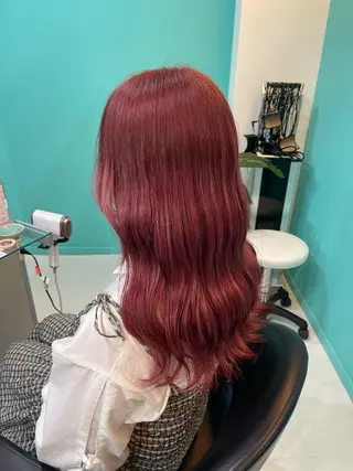 セミロング カラー mana/メンズ/ ヘアセット/ブリーチのヘアスタイル