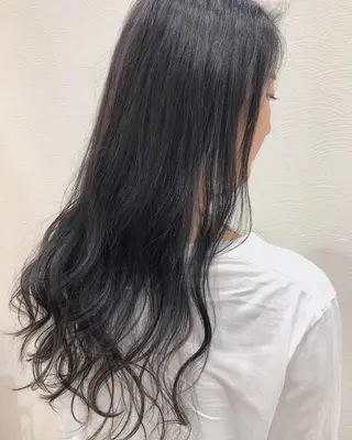 ロング カラー SAKURA 原宿所属・なかの たくみのヘアスタイル