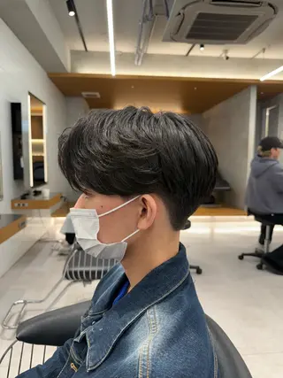 ショート メンズ nico TOKYO所属・ニュアンス/ センターパート/イノのヘアスタイル