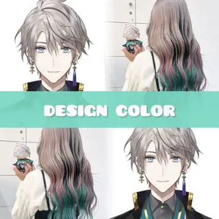 ロング カラー inq sakae所属・りん🌷︎名古屋 ブリーチカラーのヘアスタイル