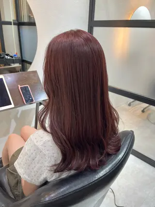 ロング カラー 【ニュアンスカラー・ 髪質改善】スズキカナのヘアスタイル