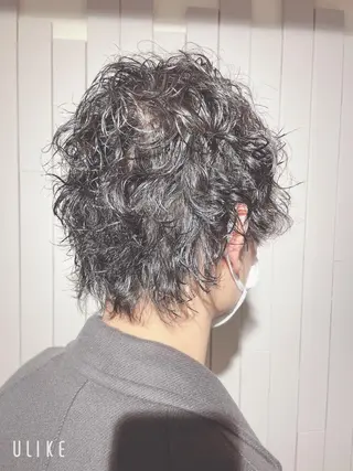 ショート パーマ メンズ ❣️モードケイズ塚口 和田一将のヘアスタイル