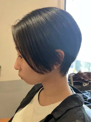 ショート 💐美しいショート× パーマ💐早坂駆留のヘアスタイル