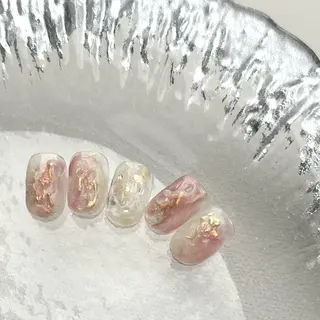 ネイル Ray. ちゅるん系ニュアンスのネイルデザイン