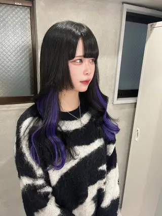 ロング りおな/エクステ /ミルクティーカラーのヘアスタイル