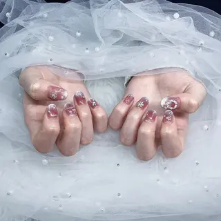 ネイル パーツ全部¥110 サロンミミのネイルデザイン