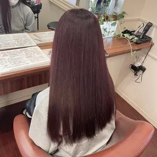 ロング Clipperループ所属・スダ ユキナ 髪質改善水素カラーのヘアスタイル