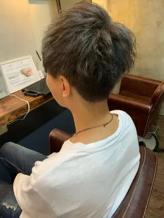 ミディアム ✨上村 潤平✨メンズヘア✨のヘアスタイル