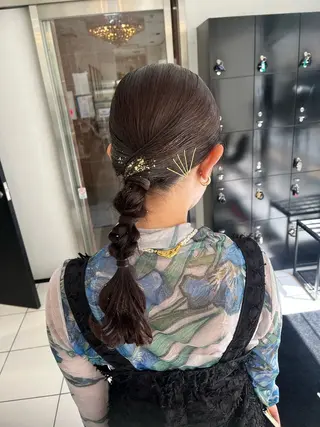 カラー ヘアアレンジ channel所属・Natsumi ❤︎のヘアスタイル