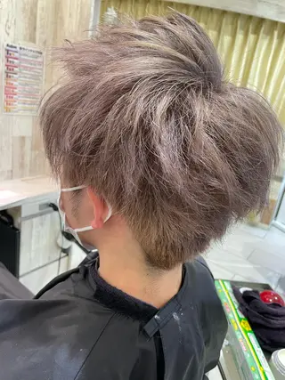 カラー メンズ 😈サクマ シオン😈のヘアスタイル