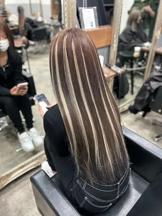 ロング SITY.天神大名【シティ】所属・🦋mamiya🦋 カットモデル募集のヘアスタイル