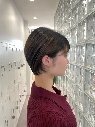 ショート ハイトーンカラー 優海のヘアスタイル