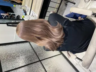 カラー ロング 縮毛矯正/髪質改善 特化/冨島智基のヘアスタイル