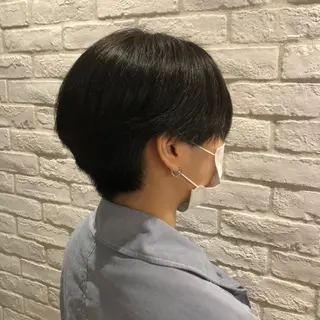 ショート 艶カラー 🤍🫧/makoのヘアスタイル