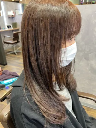 セミロング カラー 武藤 健司のヘアスタイル