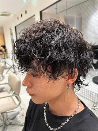 パーマ メンズ 🐲ツイスパ🐲 フェード/龍のヘアスタイル
