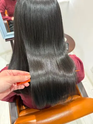 セミロング 🍊髪質改善🍊縮毛 矯正🍊濱野紗奈🍊のヘアスタイル