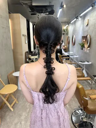 ロング ヘアアレンジ レイヤーカット💫 ／HARUKA🎀のヘアスタイル