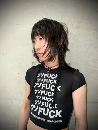 メンズ デザインカラー⭐︎★ 🐆hyo🐆のヘアスタイル