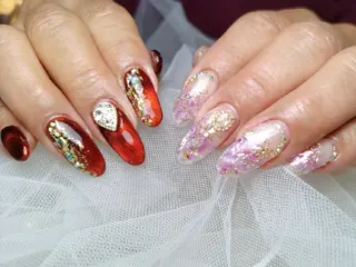 ネイル 門戸厄神プライベートサロンulunail所属・ulunail mikaのネイルデザイン