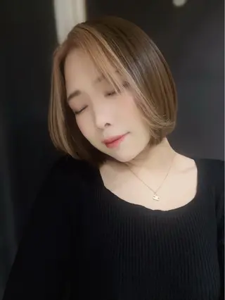 ミディアム カラー 🌟モデル募集中🌟 藤沢🦋HARU🦋のヘアスタイル