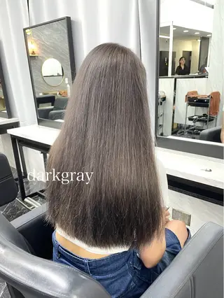 ロング カラー エクステ🩵ブリーチ 韓国ヘア🩵KAEのヘアスタイル