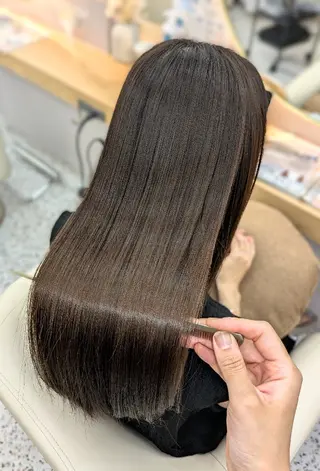 ❁髪質改善ヘッドスパ ❁　只腰 花のヘアスタイル