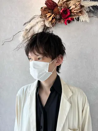 ショート ヘアアレンジ メンズ Seasonal〜(シーズナル)所属・伊藤 早人のヘアスタイル