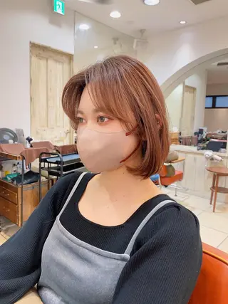 ショート カラー ウルフ/レイヤー /髪質改善　ナユタのヘアスタイル