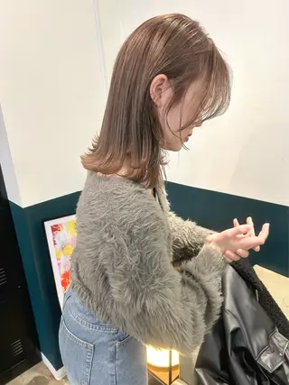 ミディアム カラー カラーリスト菅野 竜矢🌈のヘアスタイル