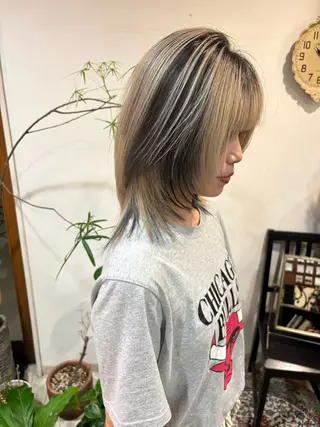 ミディアム カラー お悩み改善カット 太田皓大のヘアスタイル