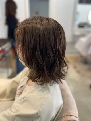 ミディアム パーマ 池袋𓏲𓎨RINA ・ReFa取扱店のヘアスタイル