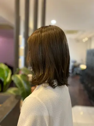 ミディアム レイヤー支持no.1 ☆笠原翔一のヘアスタイル