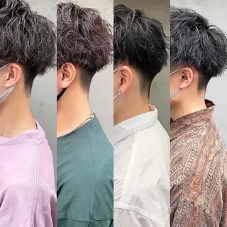 ショート カラー パーマ メンズ 【メンズサロン】 BLUCK 横浜のヘアスタイル