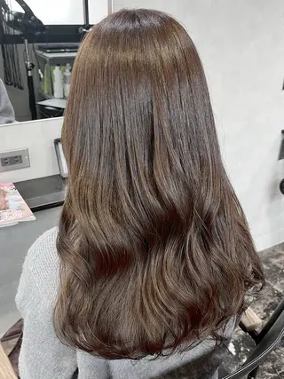 ロング カラー 透明感カラー/パーマ 🌀アオノのヘアスタイル