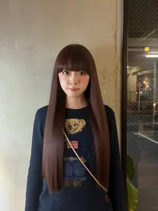 ロング nanami🏷🤎 ふんわりカラーのヘアスタイル