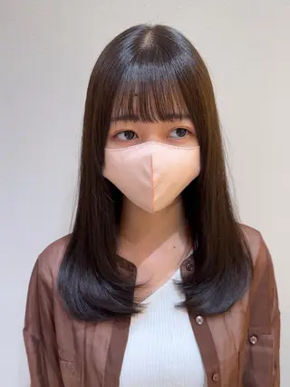 ロング レイヤー❣️縮毛矯正 川村利幸のヘアスタイル