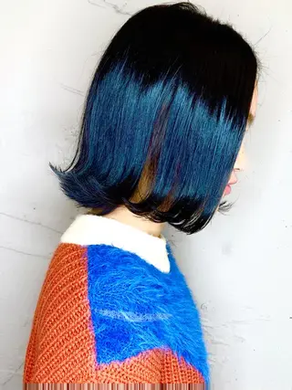 ミディアム カラー 艶カラー YOSHIMURAのヘアスタイル