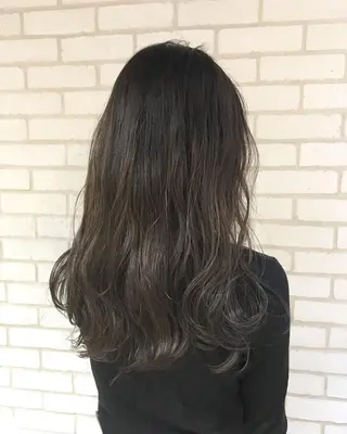 セミロング カラー 佐藤 高徳のヘアスタイル