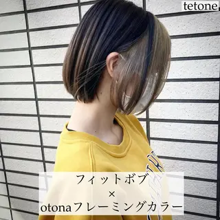 ショート カラー テトネ タカシのヘアスタイル