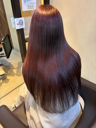 ロング カラー ヘアアレンジ Respia所属・白石 紗弥加 銀座/透明感/艶髪のヘアスタイル