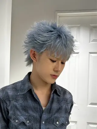 ショート カラー メンズ 【圧倒的センス】 まる/メンズカラーのヘアスタイル