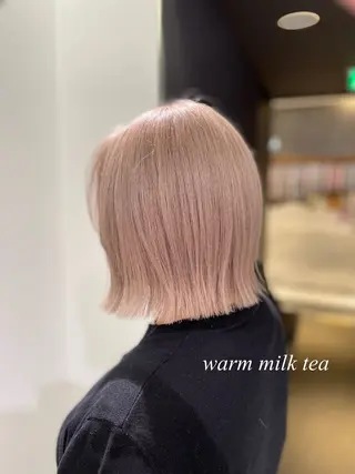 カラー ブリーチ・デザイン カラー/江原のヘアスタイル